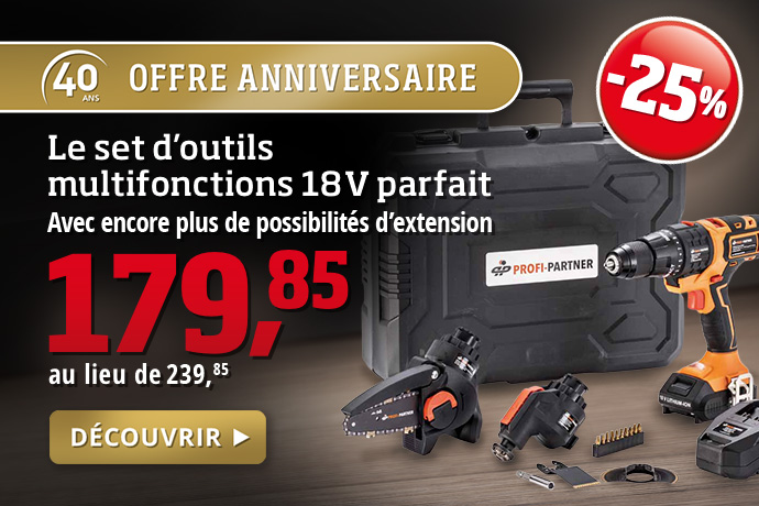 Offre anniversaire - kit d’outils multifonction