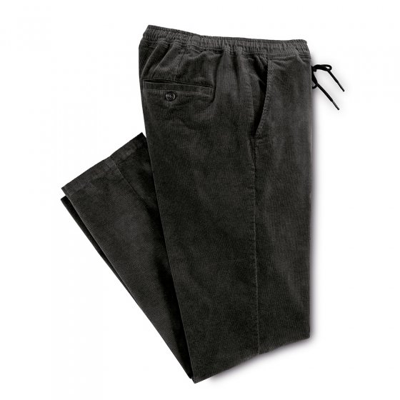 Pantalon en velours côtelé à taille élastique 60 | Beige