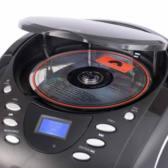 Tragbarer CD-Player mit DAB+-Radio
